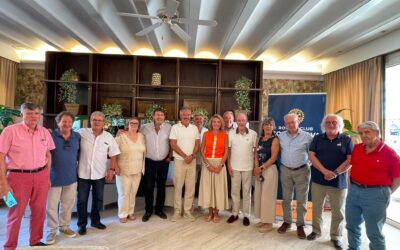 Visita del Rotary Club Cahors Divona, del Districte 1700